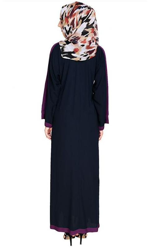 Enswathe Blue Dubai Style Abaya