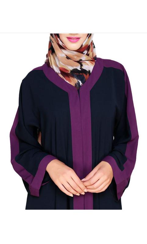 Enswathe Blue Dubai Style Abaya