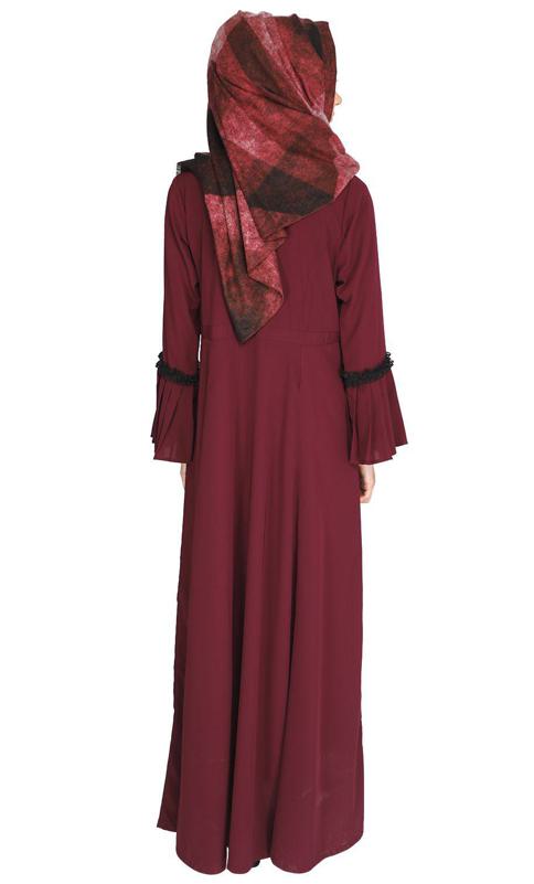 Fairy Frill Purple Abaya