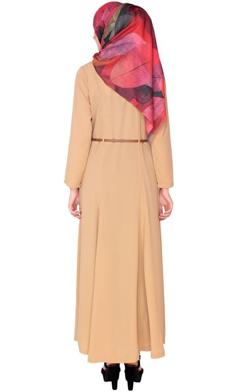 Fawn Coat Style Abaya (Made-To-Order)