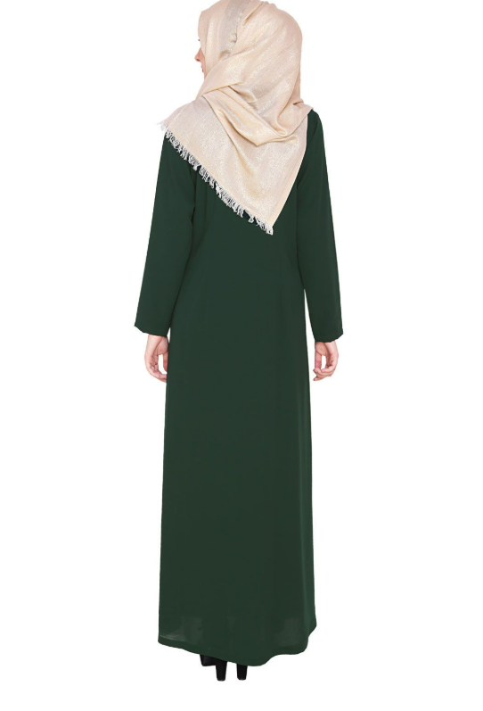Green Trendy Abaya Dress