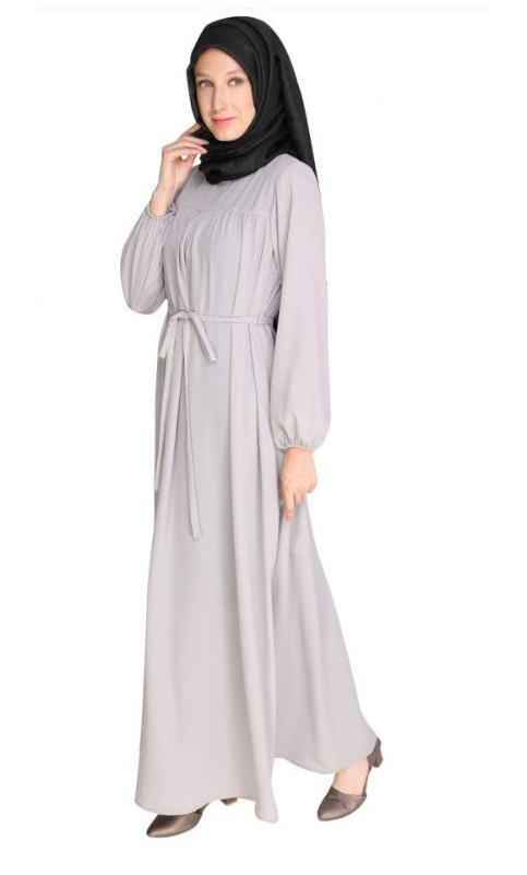 Ice Blue Symetric Maxi Dress
