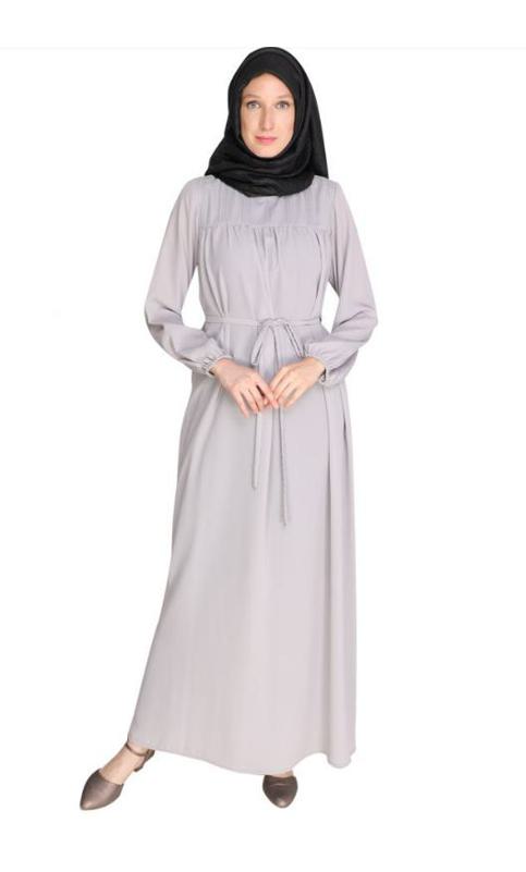 Ice Blue Symetric Maxi Dress
