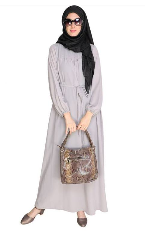 Ice Blue Symetric Maxi Dress
