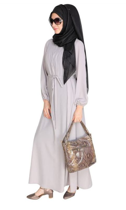 Ice Blue Symetric Maxi Dress