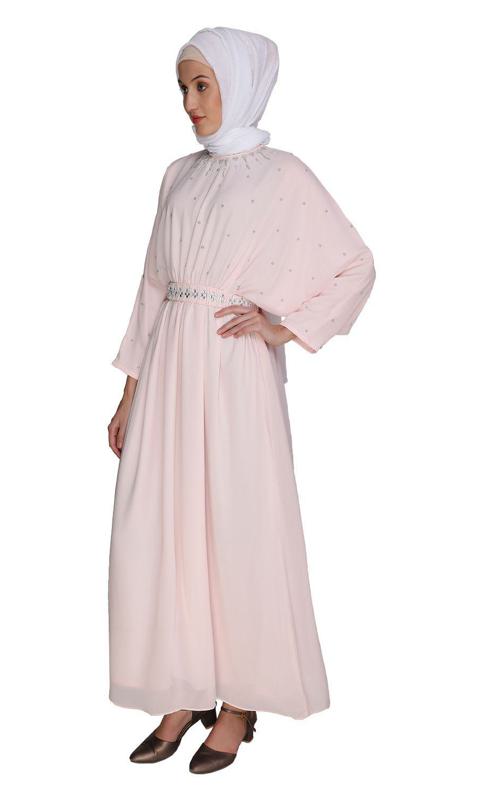 Intricate Handwork Light Green Kaftan (Made-To-Order)