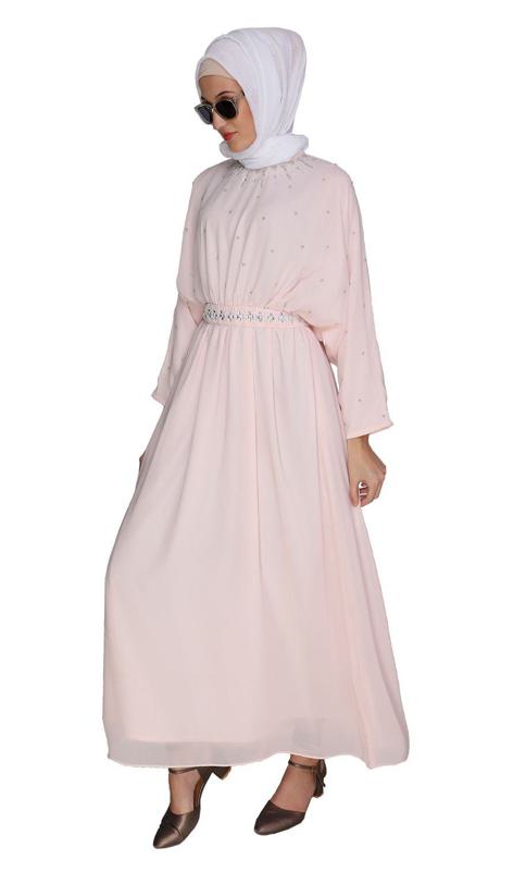 Intricate Handwork Light Green Kaftan (Made-To-Order)