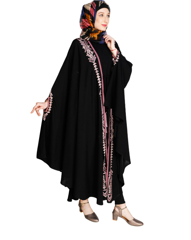 Jacket Style Black Kaftan (Made-To-Order)