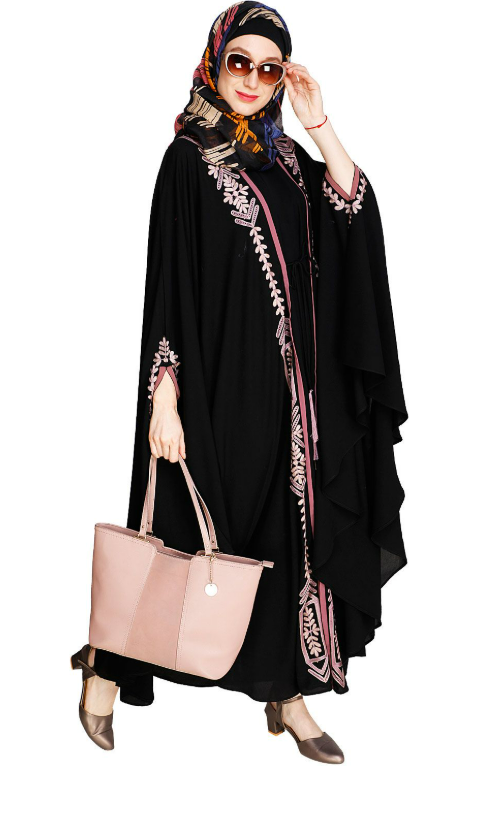 Jacket Style Black Kaftan (Made-To-Order)