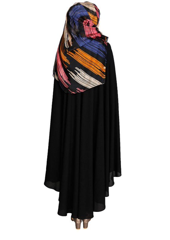 Jacket Style Black Kaftan (Made-To-Order)