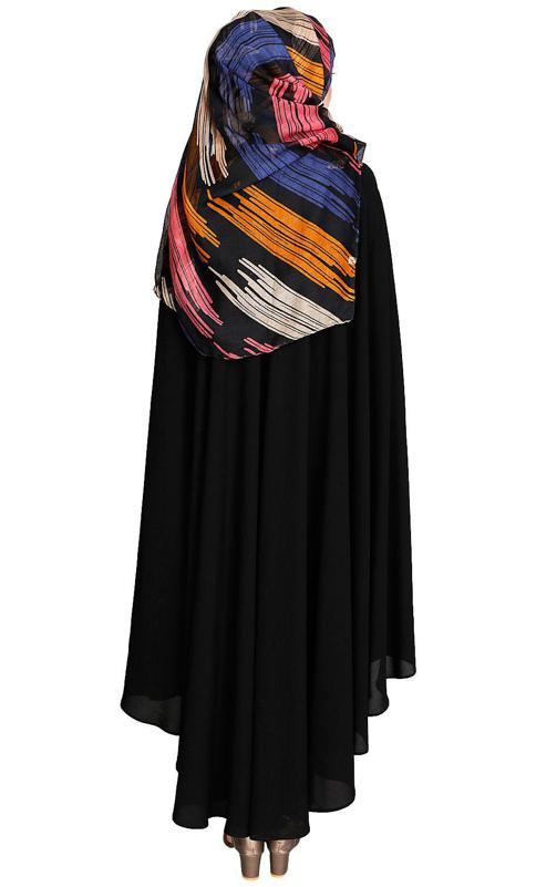 Jacket Style Black Kaftan (Made-To-Order)