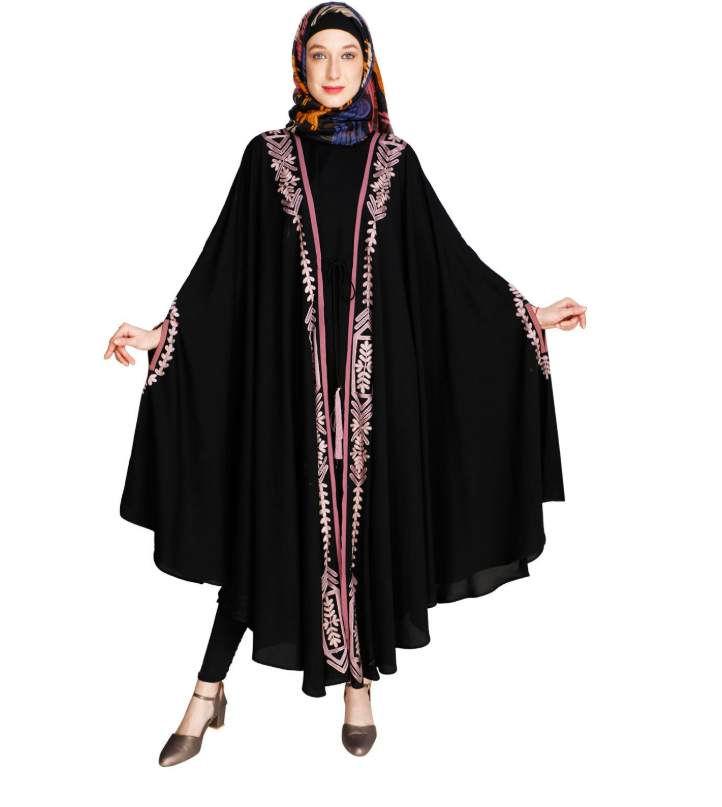 Jacket Style Black Kaftan (Made-To-Order)