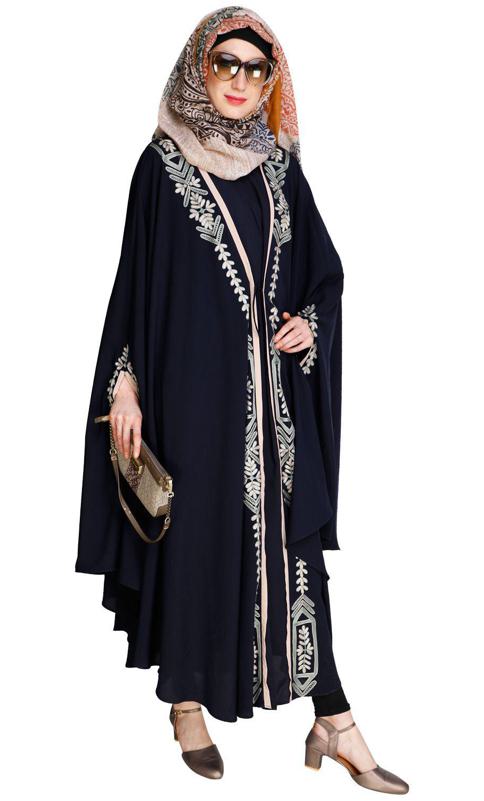 Jacket Style Blue Kaftan