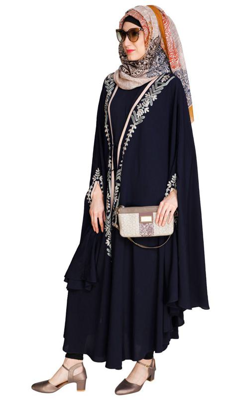 Jacket Style Blue Kaftan