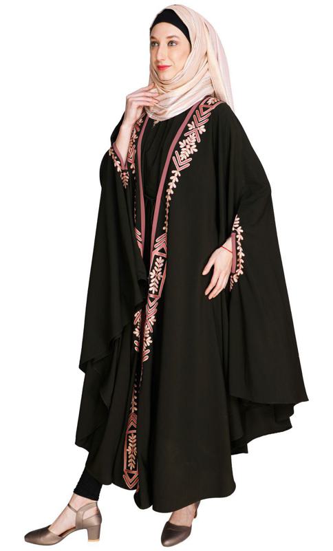 Jacket Style Olive Green Kaftan