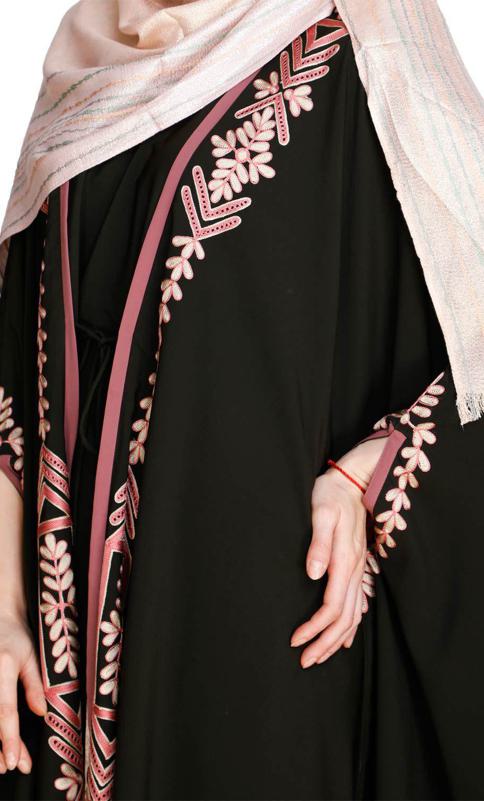 Jacket Style Olive Green Kaftan