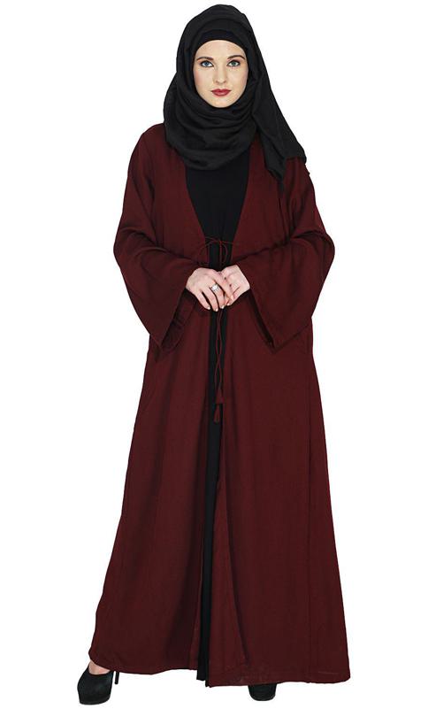 Jacket Styled Closed Abaya Modest Forever Canada