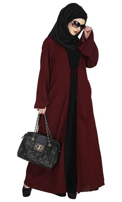 Jacket Styled Closed Abaya (Made-To-Order)