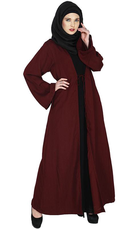 Jacket Styled Closed Abaya (Made-To-Order)