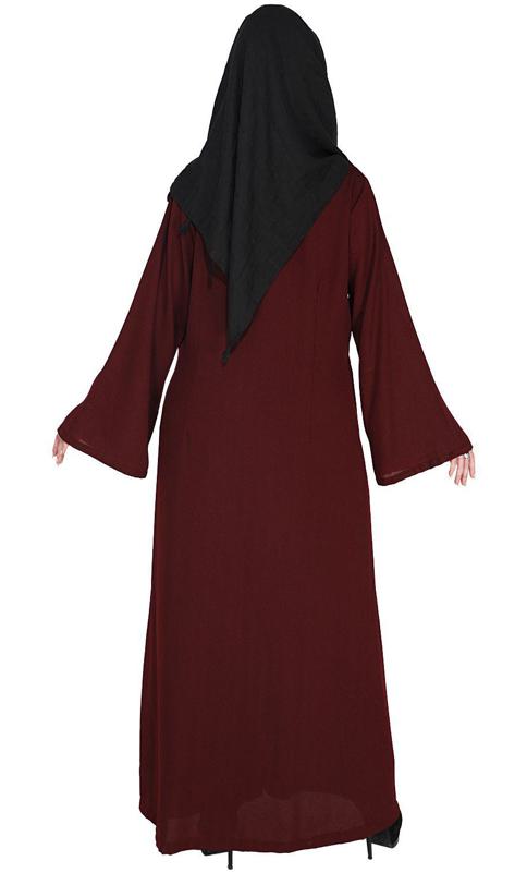 Jacket Styled Closed Abaya (Made-To-Order)