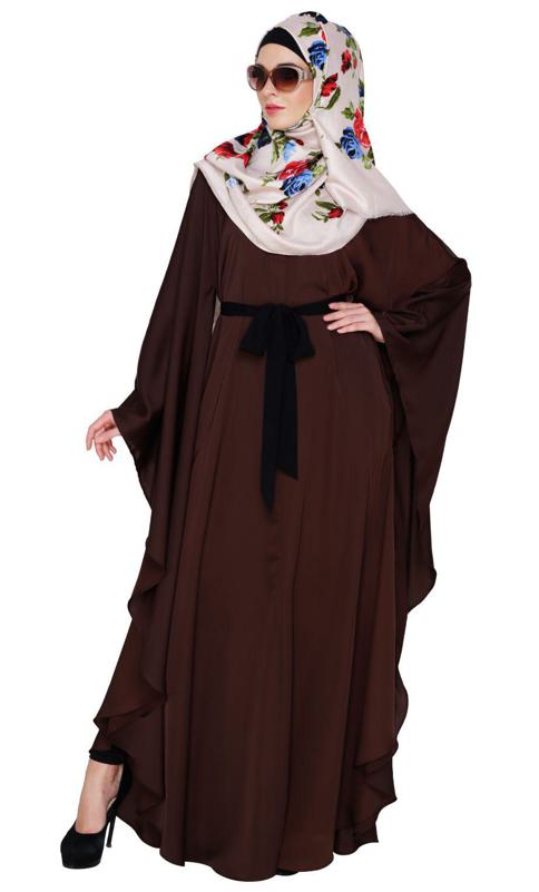 Lavish Dark Brown Kaftan (Made-To-Order)
