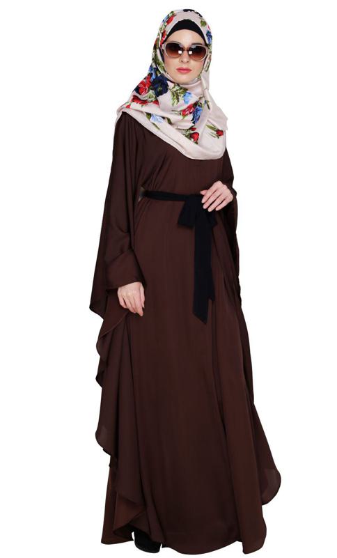 Lavish Dark Brown Kaftan (Made-To-Order)