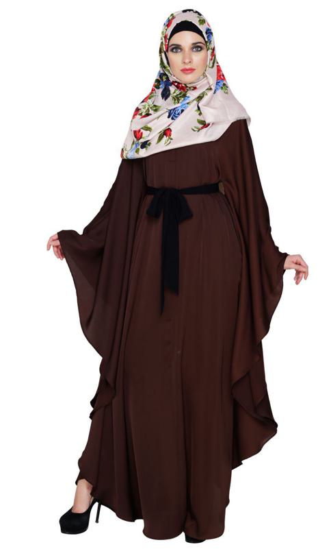 Lavish Dark Brown Kaftan (Made-To-Order)