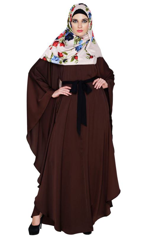 Lavish Dark Brown Kaftan (Made-To-Order)