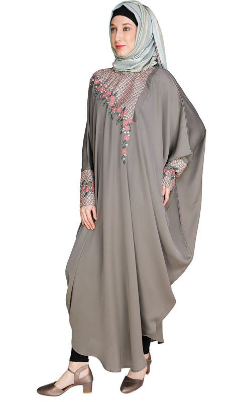 Luxury Grey Kaftan