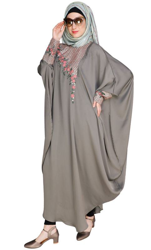 Luxury Grey Kaftan