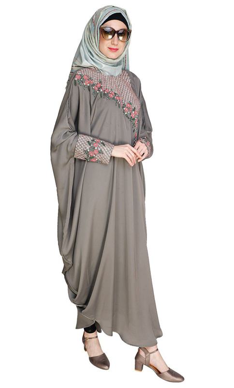 Luxury Grey Kaftan