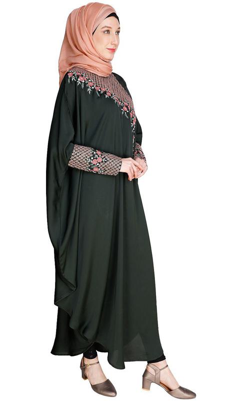 Luxury Olive Green Kaftan