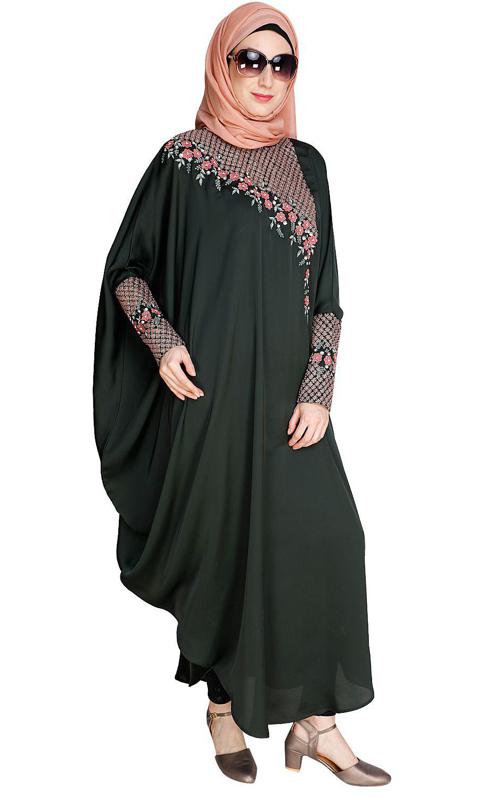 Luxury Olive Green Kaftan