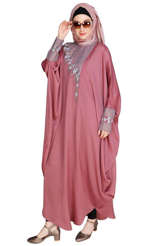 Luxury Onion Pink Kaftan (Made-To-Order)