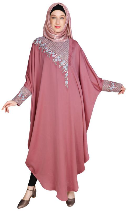 Luxury Onion Pink Kaftan (Made-To-Order)