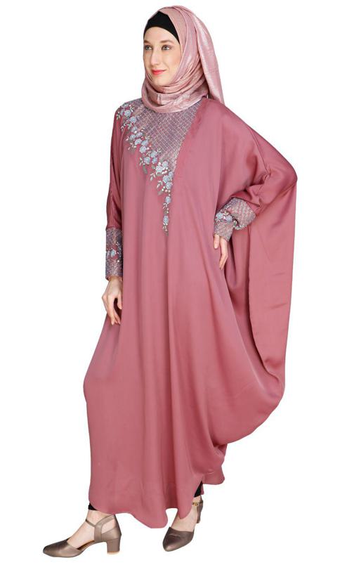 Luxury Onion Pink Kaftan (Made-To-Order)
