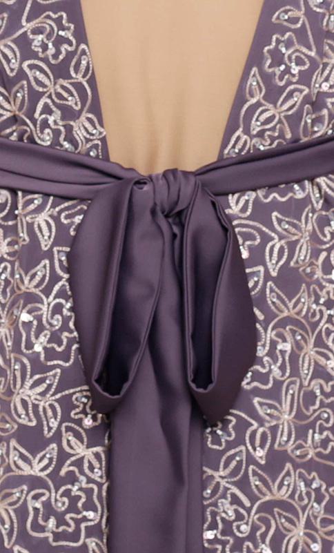 Luxury Purple Dubai Style Abaya (Made-To-Order)
