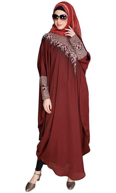 Luxury Wine Kaftan (Made-To-Order)