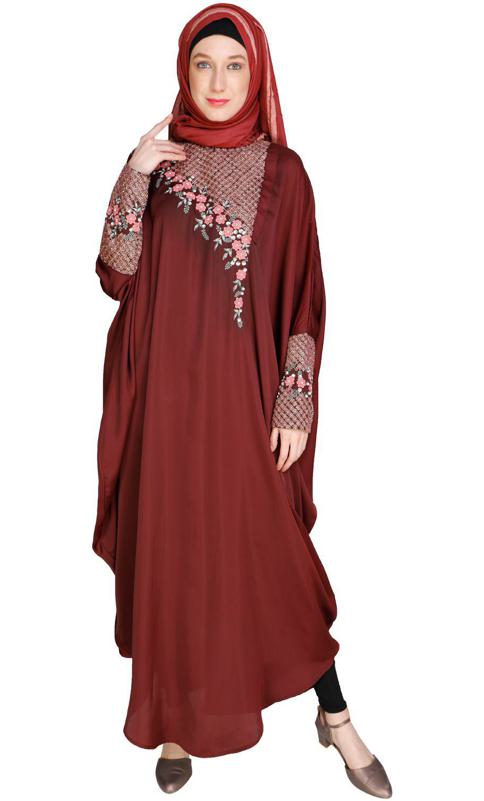 Luxury Wine Kaftan (Made-To-Order)