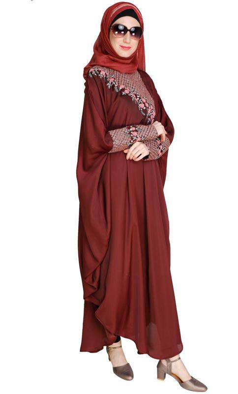 Luxury Wine Kaftan (Made-To-Order)