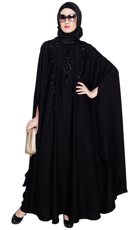 Majestic Black Irani Kaftan