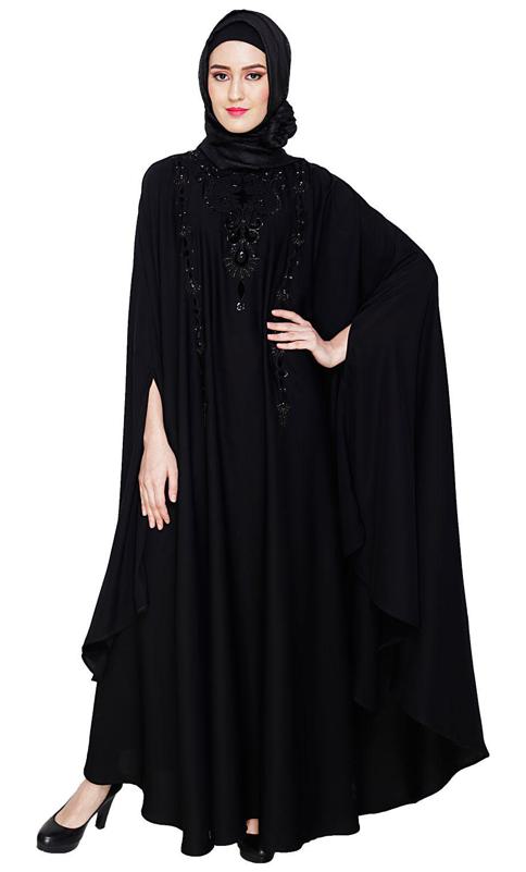 Majestic Black Irani Kaftan
