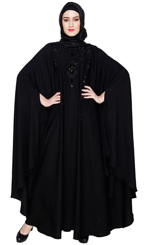 Majestic Black Irani Kaftan