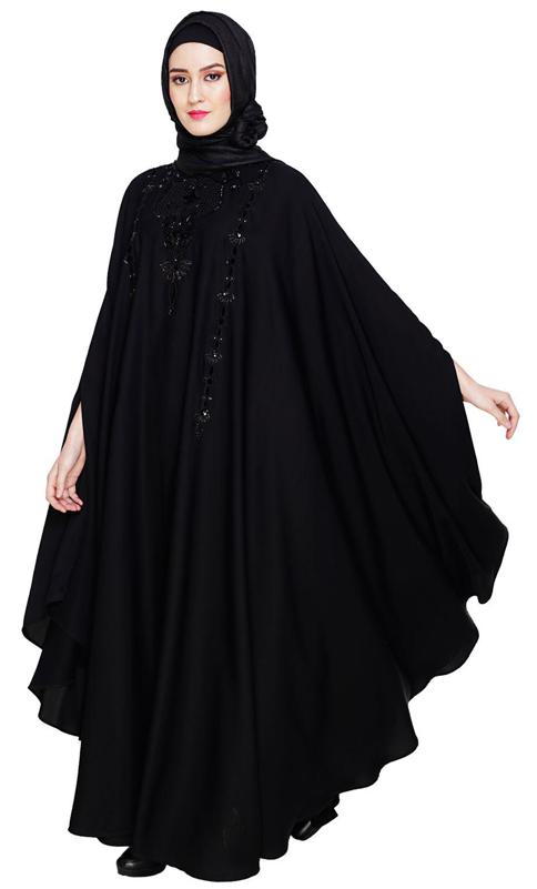 Majestic Black Irani Kaftan