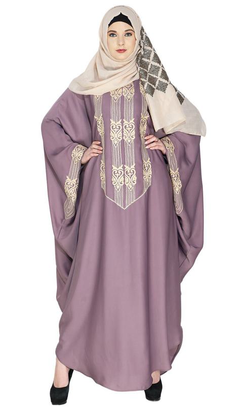 Majestic Light Orchid Formal Kaftan