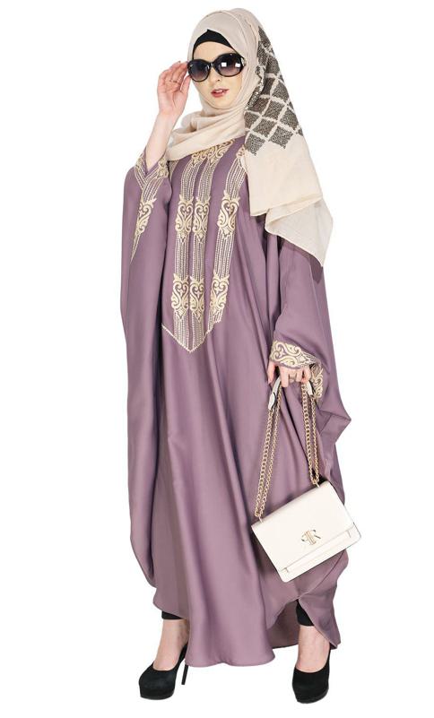 Majestic Light Orchid Formal Kaftan