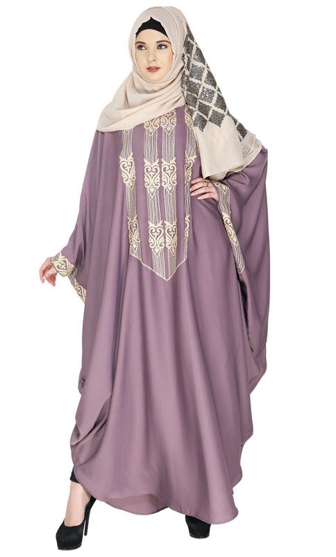 Majestic Light Orchid Formal Kaftan