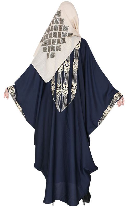 Majestic Midnight Blue Formal Kaftan