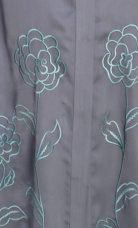 Mesmerising Grey Dubai Style Abaya (Made-To-Order)