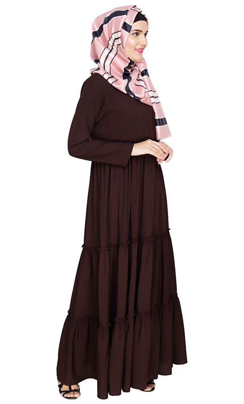 Modest Brown Abaya